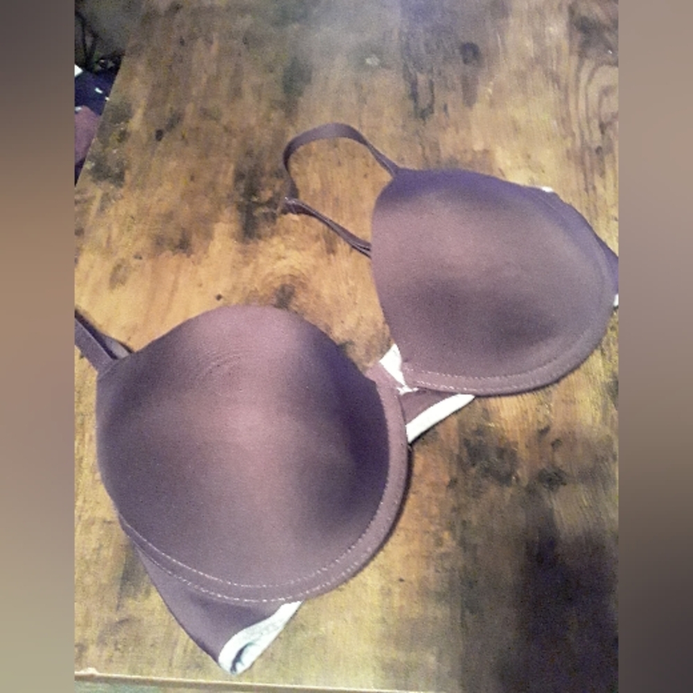 Jessica Simpson 34C Gorgeous Purple & Grey Padded underwire Beautiful Bra. - Picture 1 of 9